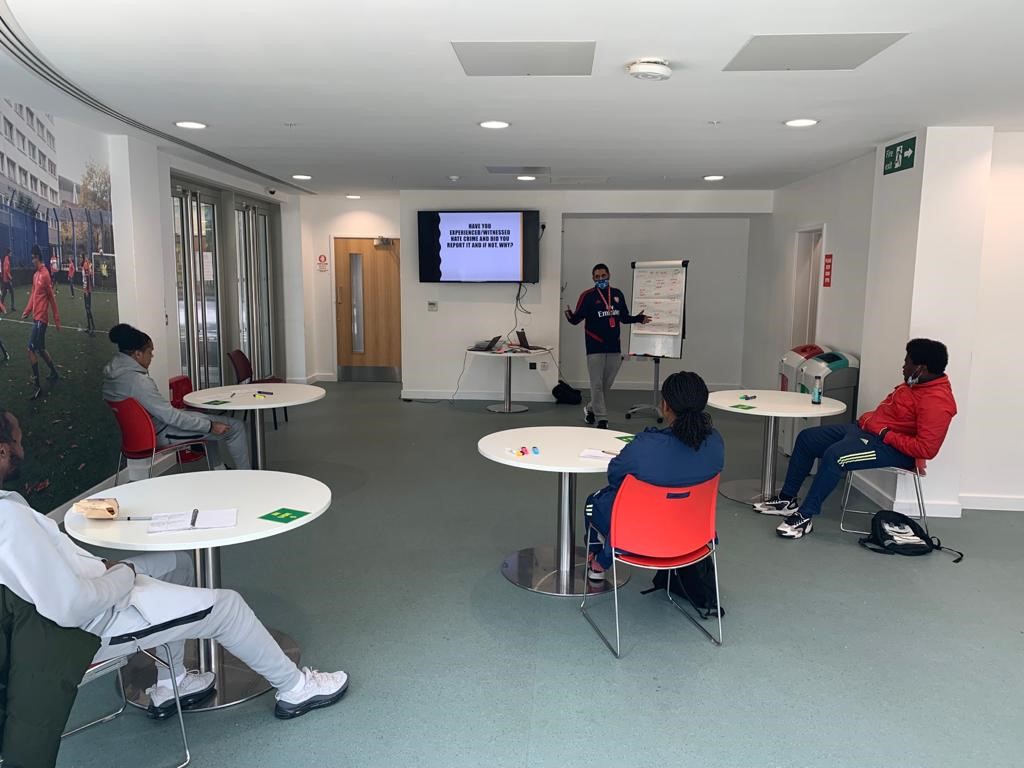 For National Hate Crime Awareness Week, we have been delivering training on awareness and reporting to our <a href="/Arsenal/">Arsenal</a> students at The Hub. 

They also all signed the <a href="/IslingtonBC/">Islington Council</a> Hate Crime Pledge: bit.ly/31cezHl

#StandUpToHate #NoPlaceForHate