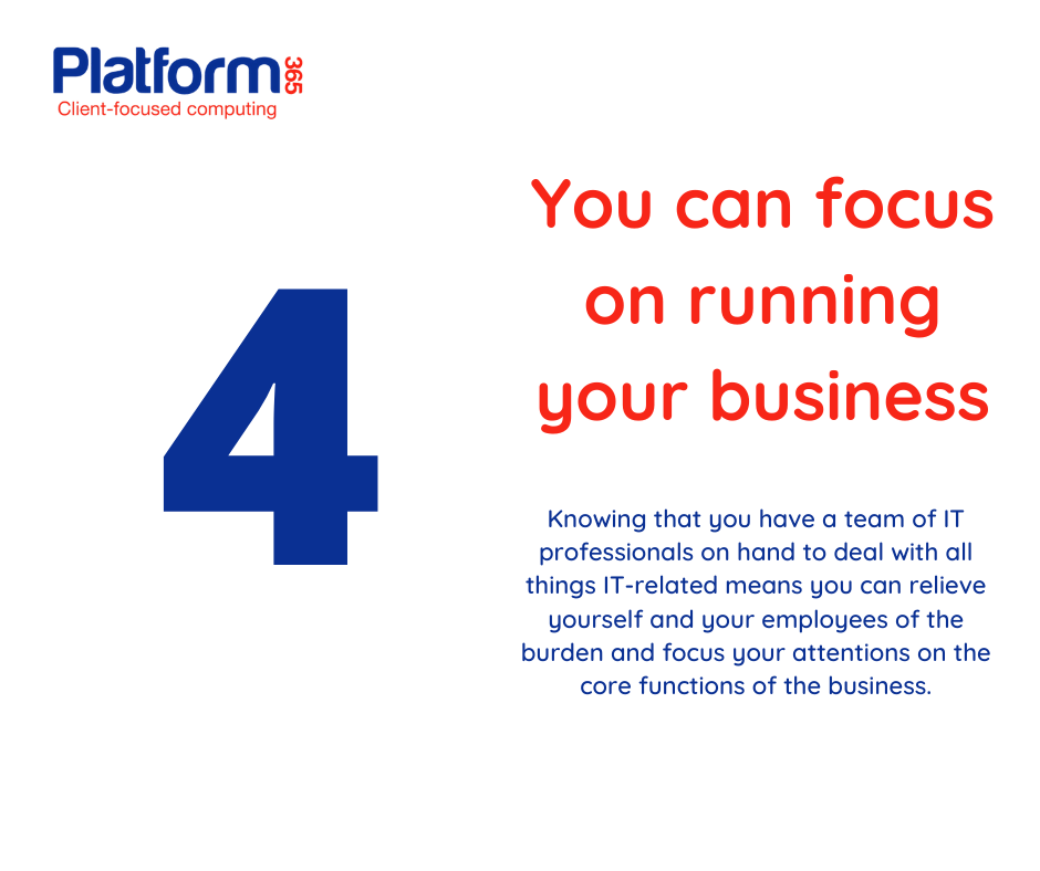 Platform365's tweet photo. Why outsource your IT? Why choose Platform365?

Here are 4 reasons out of many why you should ✅

#OutsourceyourIT #Platform365 #Business https://t.co/fVsd8JYrpi