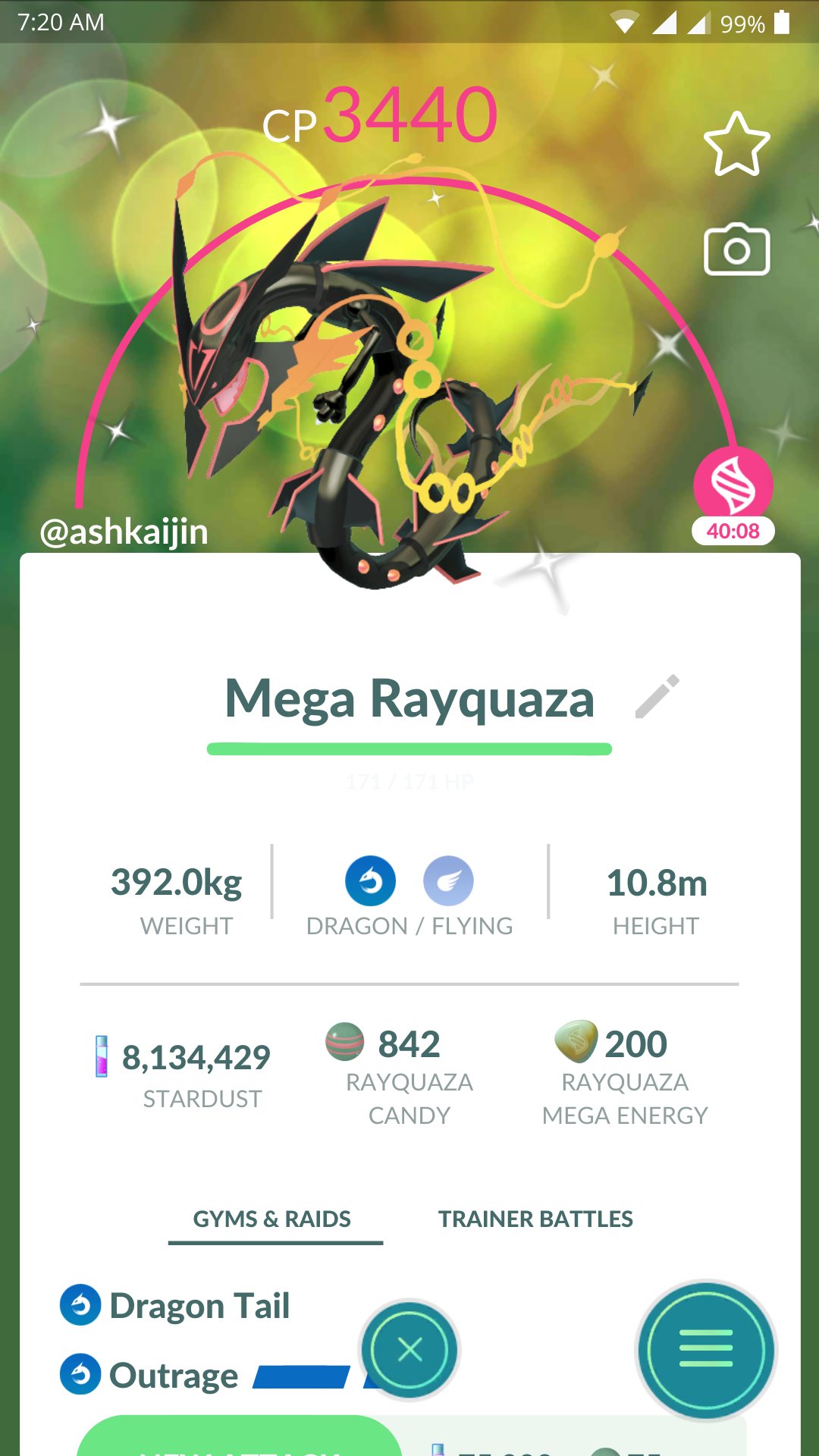 Pokemon Shiny Rayquaza 99 1