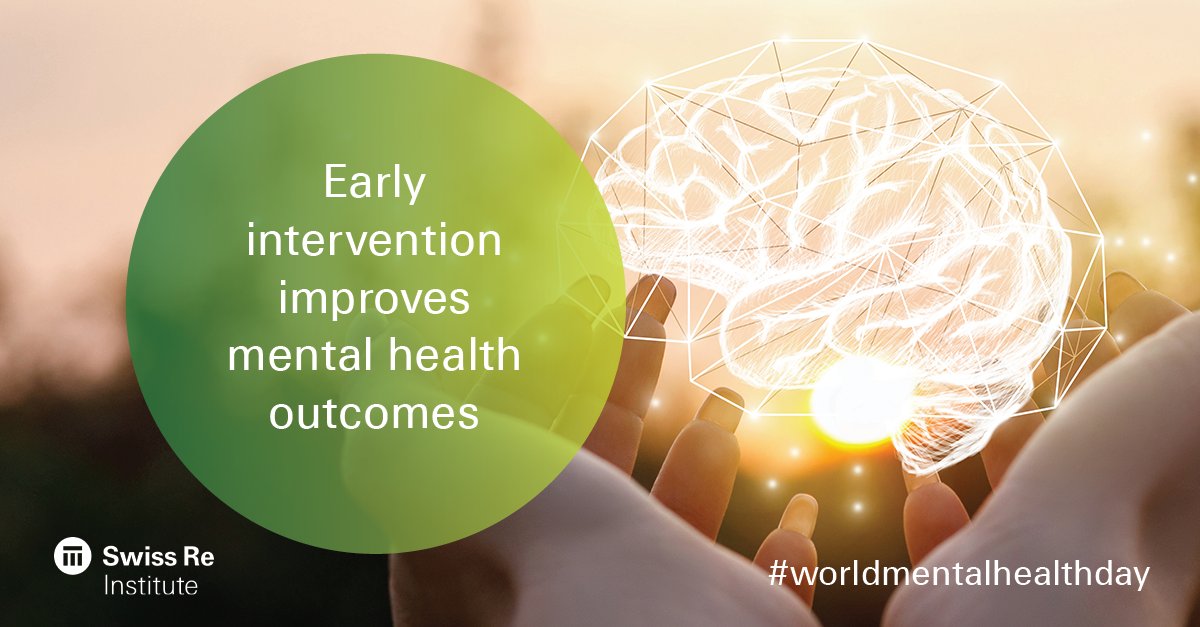 Severe mental illness reduces life expectancy by an average of 15 years. #Insurance can help by finding more paths to early intervention. In reflection of #WorldMentalHealthDay, read our L&amp;H Trend Spotlight for more information: ow.ly/rXos50BUpvc #BuildingSocietalResilience