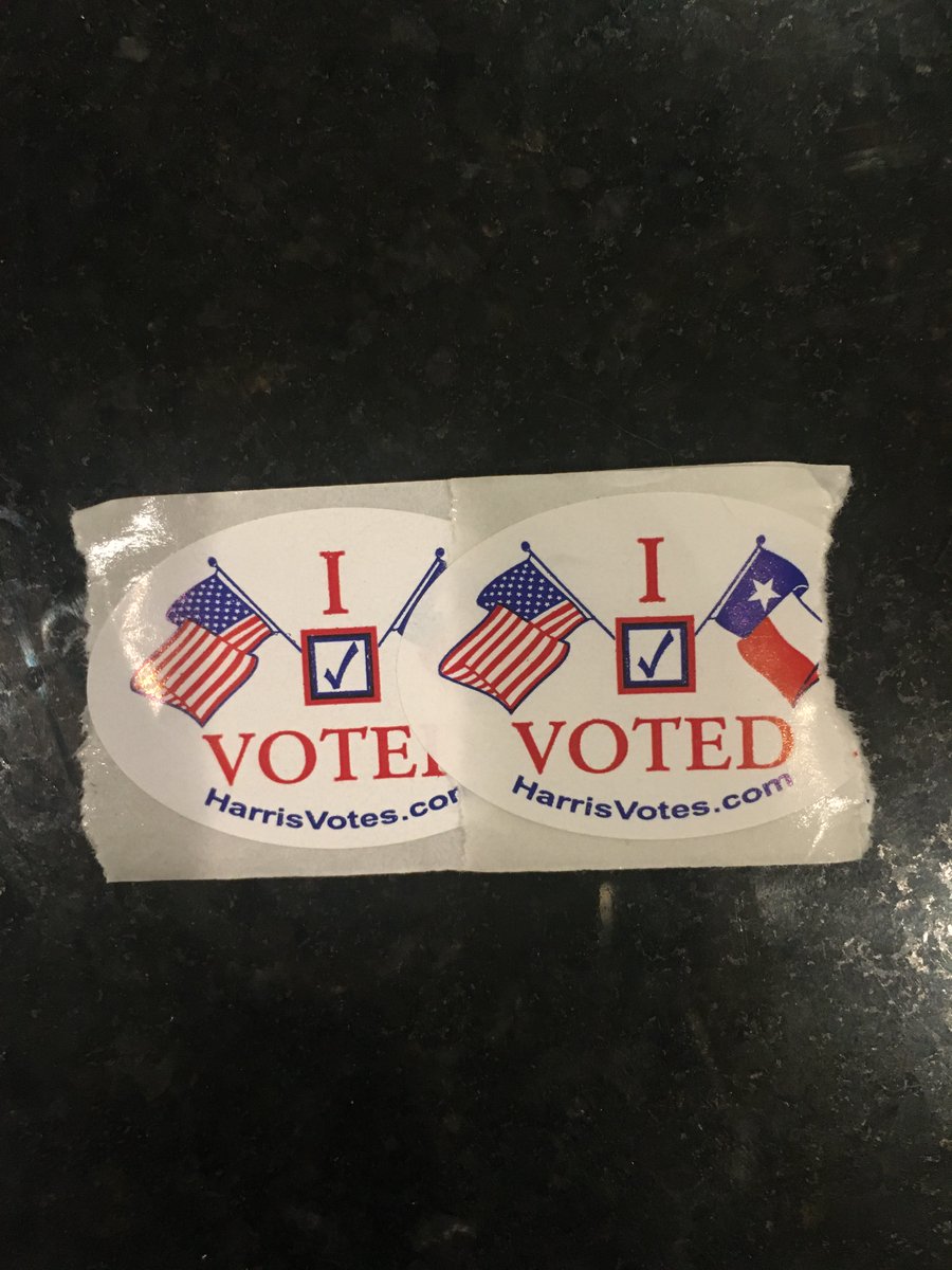 Drove in at 6:55 AM and was only the 2nd car in line for 7 AM drive-thru voting in the Houston Heights. It felt SO GOOD to press the Biden/Harris button. Drove out at 7:05 AM. GO VOTE! @ Resurrection Metropolitan Community Church.