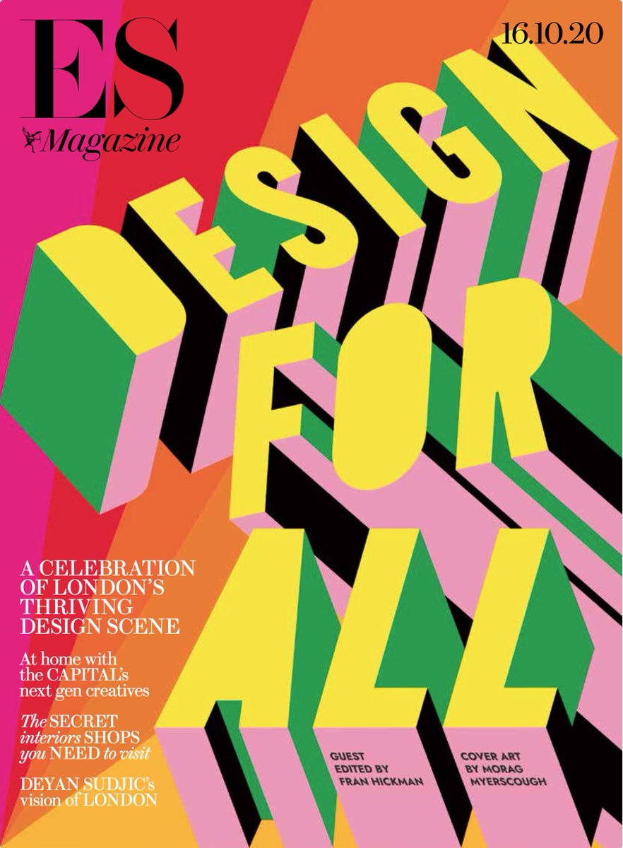 We're delighted to be a part of #FranHickman's #DesignforAll <a href="/ESMagOfficial/">ES Magazine</a>. "For American Psycho Levels of Quality Business Cards"