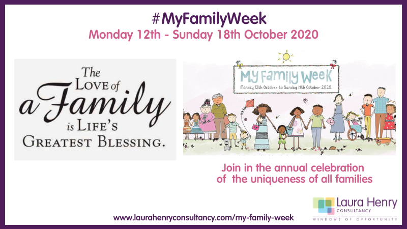 myfamilyweek's tweet photo. Some families have spent more time together over the last few months than ever before, some of us have not been able to reach out to all of our family - whatever the reason, celebrate your family during #MyFamilyWeek https://t.co/NrYwGfubCR https://t.co/rR45BUojAy