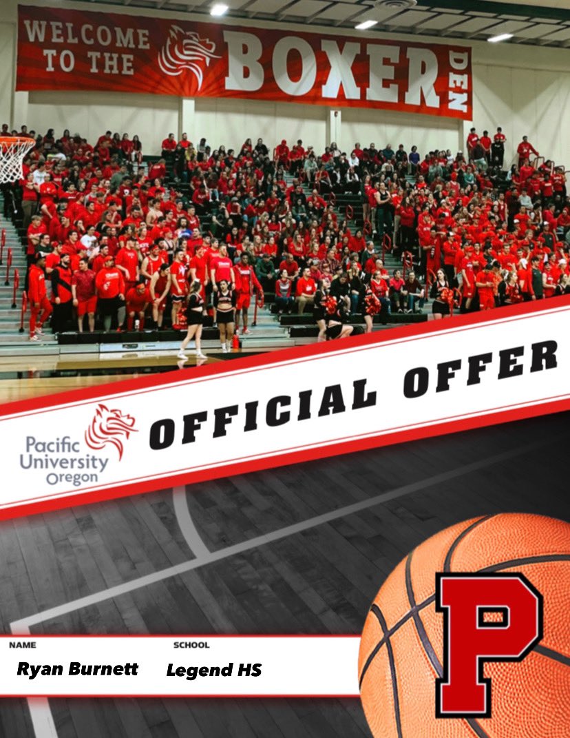 Ryan_Burnett02's tweet photo. I’m excited to announce I’ve received an offer to continue my education and play basketball at Pacific University. I’m extremely grateful to @JustinLunt and @coachMinor3 for believing in me and giving me this opportunity. #GoBoxers https://t.co/ImDURIV3QJ