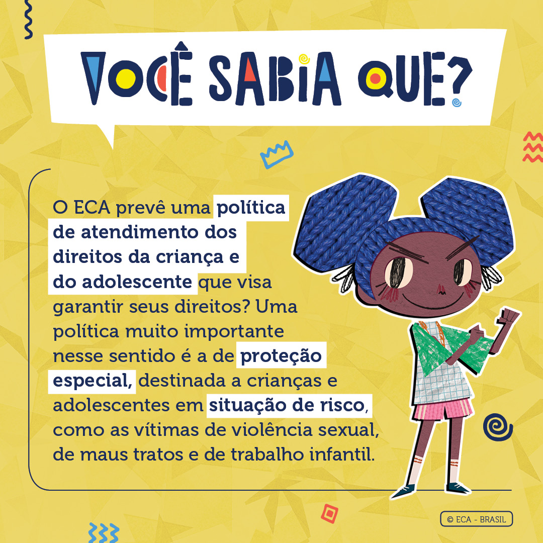 canalfutura's tweet photo. O Estatuto da Criança e Adolescente (ECA) completou 30 anos em 2020! E para celebrar essa data que tal saber sobre ele? Manter os direitos das nossas crianças e adolescentes é um dever de todos!
#ECA30 https://t.co/2HMvJ6YmP1