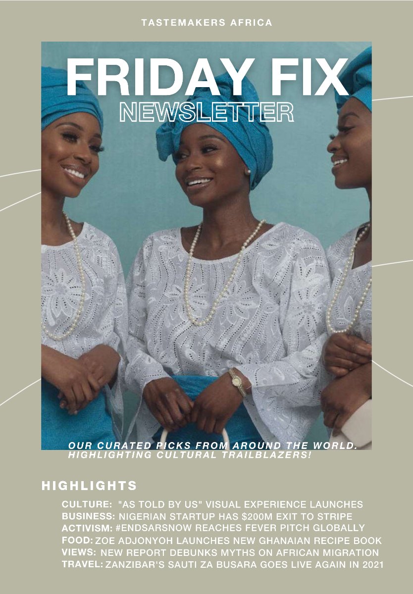 The Friday Fix just dropped featuring <a href="/paystack/">Paystack</a> <a href="/amaraworldwide/">Amarachi Nwosu</a> <a href="/afriquette/">Afriquette</a> <a href="/forafricans/">For Africans</a> @melaninunscripted <a href="/yaagyasi/">Nana oforiwaa amanfo</a> <a href="/jack/">jack</a> and more dopeness. mailchi.mp/tastemakersafr…