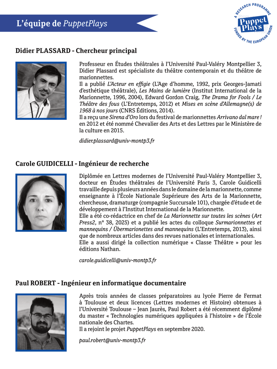 PaulRob_DH's tweet photo. #PuppetPlays
Notre Première Newsletter !
Le projet avance vite et efficacement, nous produisons donc une newsletter pour faire part de nos progrès et de nos récentes découvertes.
Envoyez moi votre adresse mail par message si vous souhaitez vous abonner. https://t.co/Qcu6DZXt8b