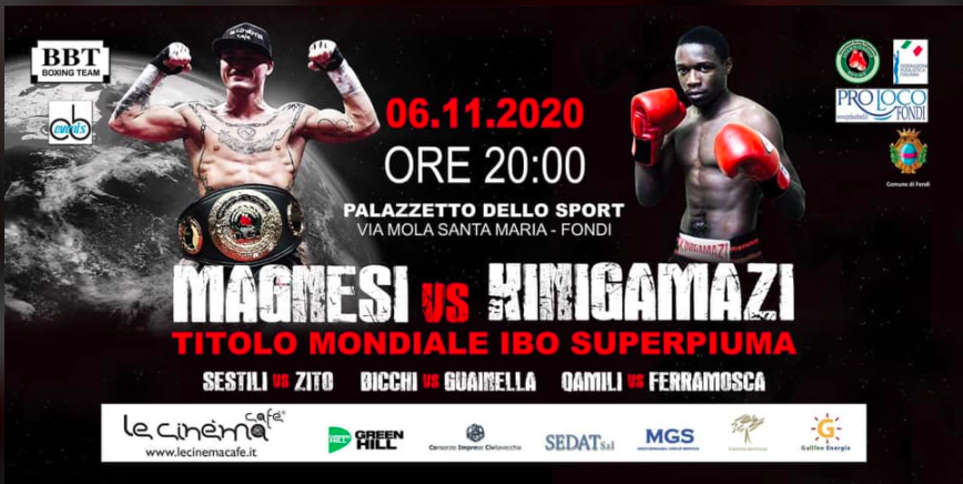 FPIBoxe's tweet photo. ๐ Titolo ๐ IBO SUPERPIUMA
๐ฅ @mich88z
๐ฎ๐น vs Kinigamazi ๐ท๐ผ
๐ FONDI LT
๐๏ธ Palasport
๐
6/11/2020
๐บ @tvdellosport
๐ป YOUTUBE #FPIOFFICIALCHANNEL
๐๏ธ INFO TICKET #buccioniboxingteam
โก๏ธ https://t.co/uL3DueaA6A https://t.co/KaTDuIr0cO