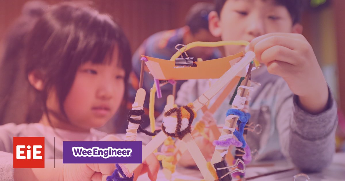yesatmos's tweet image. Hands-on challenges empower children to see themselves as problem solvers as they learn that there’s more than one way to solve a problem. #EarlyChildhood #WeeEngineer #EiEinspired

Learn more about this award winning curricula at: hubs.ly/H0xS0XQ0