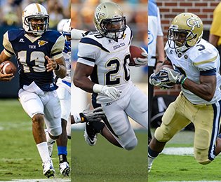 GATechScheller's tweet photo. Happy #GTHomecoming Yellow Jackets! We sat down with some former @GeorgiaTechFB players this week to see how the lessons they learned during their time on the gridiron transferred over to the @GeorgiaTechMBA classroom. Read more: https://t.co/G1PnlRDBEN #WeAreScheller #GoJackets https://t.co/xSHXd8qO6H