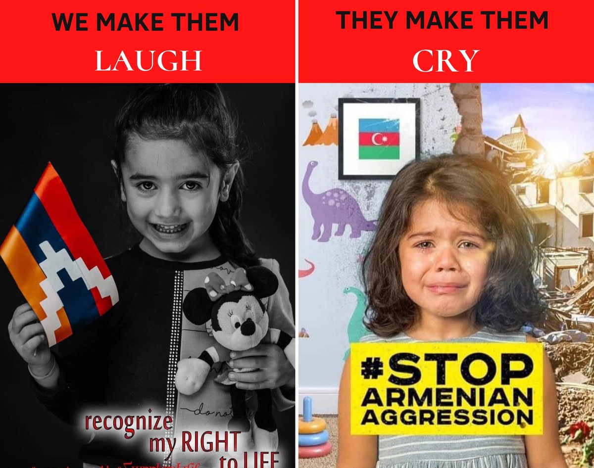 mane_tsaturyan's tweet photo. ‼️ See the DIFFERENCE ‼️ #RecognizeArtsakh #StopAzerbaijaniAggression #ՀԱՂԹԵԼՈՒԵՆՔ https://t.co/18Ih4n4FnC