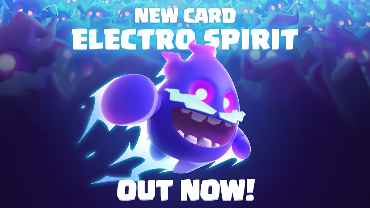 ClashRoyale's tweet photo. Have you unlocked Electro Spirit yet? https://t.co/U2jYIC6gs6