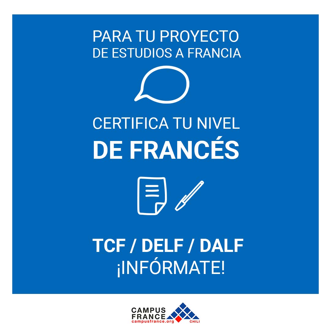 🇫🇷📚 ¡Ultimos días de inscripción al TCF TP en el Instituto Francés de Chile en Santiago para certificar tu nivel de francés!  
Próxima sesión: 29 de octubre

Para más info en     bit.ly/3i5JT0V