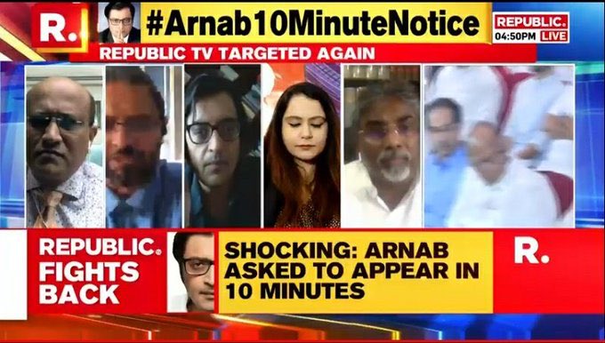 SaumyataTiwari's tweet photo. Open malice and vendetta camapign Against @republic @Republic_Bharat we won’t keep quiet .Stop This Propaganda Against Arnab . 🛑#Arnab10MinuteNotice let’s talk at 8.00 PM @TalksNation Live Talk. https://t.co/fPxsMKbW1f