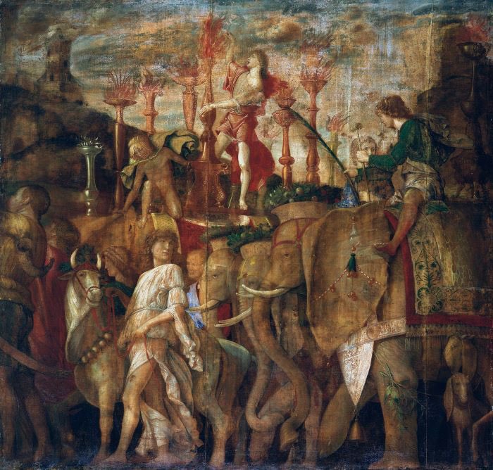 Mon_Heritage's tweet photo. How did #Mantegna’s 9 huge, extraordinary #paintings of The Triumph of #Caesar - made for the 15C Dukes of Mantua, end up in London? Book on to our #ArtHistory appreciation course, starting this #HistoricHalfTerm to find out more https://t.co/2TRlwNuXxX ©Royal Collection Trust https://t.co/Z31OkFbwpH