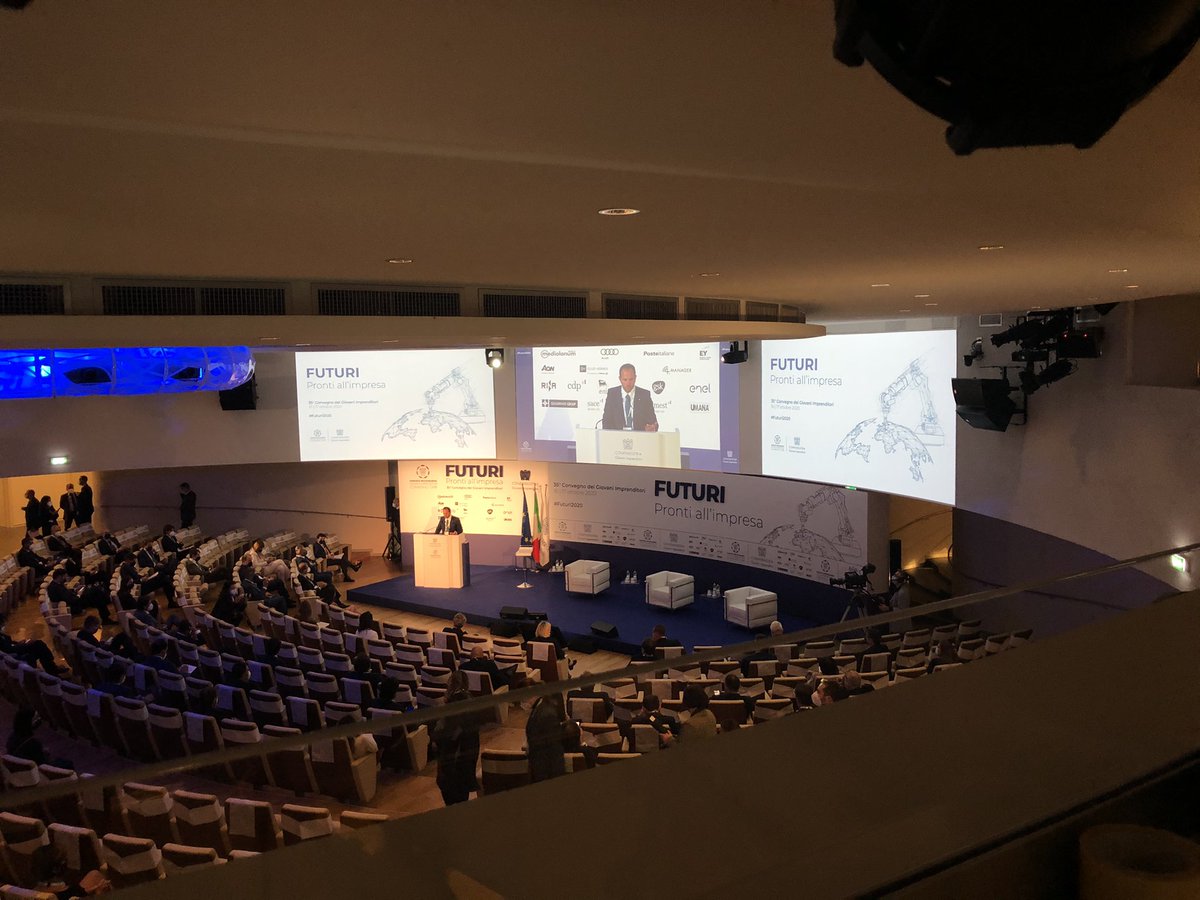 TecnoconfEU's tweet photo. 35^ Convegno dei Giovani Imprenditori 
Roma - Auditorium della Tecnica 
16/17 Ottobre 2020
#Futuri2020 - Pronti all’impresa 

#GIConfindustria 

Segui la diretta streaming  🔛🔛🔛

https://t.co/3dGo1hAuIf

Tecnologie a cura di Tecnoconference Europe - Gruppo Del Fio https://t.co/YYzRpc7P4a