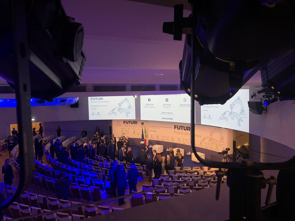 TecnoconfEU's tweet photo. 35^ Convegno dei Giovani Imprenditori 
Roma - Auditorium della Tecnica 
16/17 Ottobre 2020
#Futuri2020 - Pronti all’impresa 

#GIConfindustria 

Segui la diretta streaming  🔛🔛🔛

https://t.co/3dGo1hAuIf

Tecnologie a cura di Tecnoconference Europe - Gruppo Del Fio https://t.co/YYzRpc7P4a