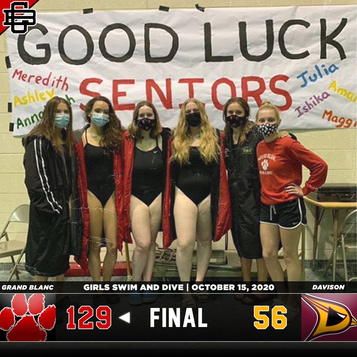 _GB_Athletics_'s tweet photo. Girls swim and dive results vs Davison (10-15) 🐾🏊‍♀️

@GBSD16 @GB_Aquatics https://t.co/2H4iNDbxO8