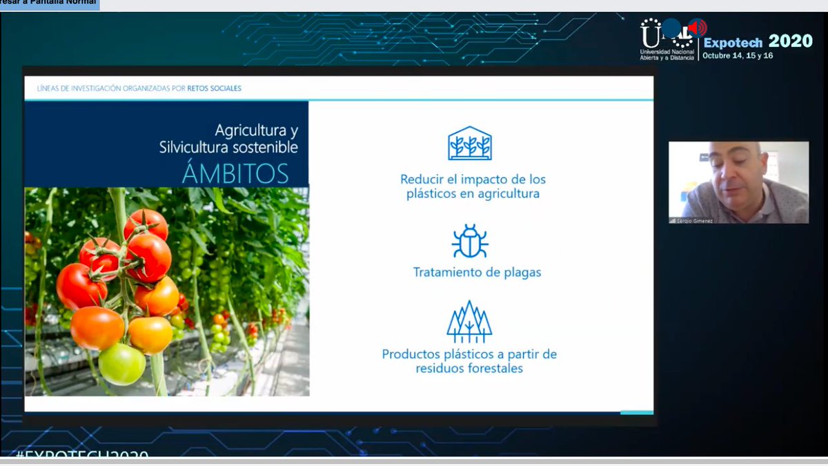 Eduart_AGP's tweet photo. #expotech2020 Residuos y agricultura sostenible https://t.co/1nML8F10rW