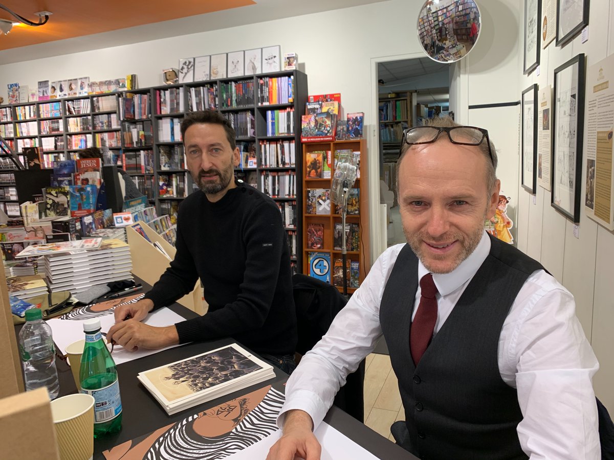 labd's tweet photo. #futuropolis #juliericossé #christophedubois #danielmagheneditions #librairiebd #lapatriedesfrereswerner #FranceInter #sebastiengoethals #philconyc https://t.co/AV8Xg0cy7Z