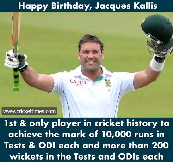 Happy Birthday, Jacques Kallis 