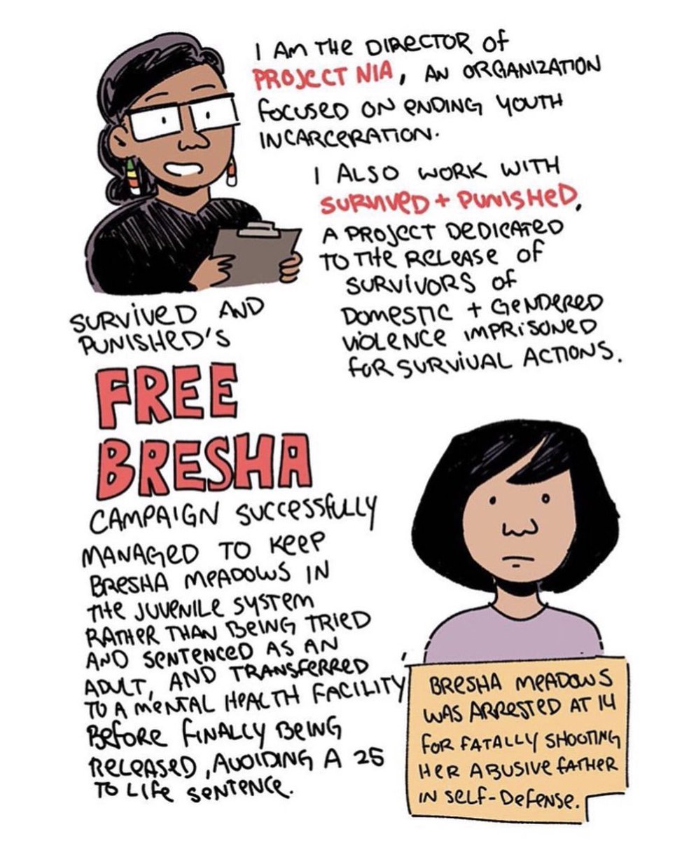 I love love love this  #prisonabolition comic featuring the teaching of  @prisonculture