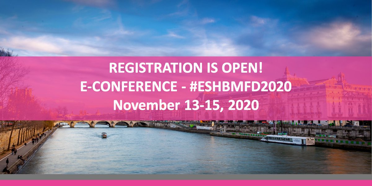 ESH Translational Research Conference: Bone Marrow Failure Disorders
→ REGISTRATION IS OPEN!
Register now: bit.ly/37bWv3L
November 13-15  #ESHBMFD2020
Visit the E-Conference platform for more information: bit.ly/37b4ttQ
#ESHCONFERENCES
#ESHSCHOLARSHIPFUND