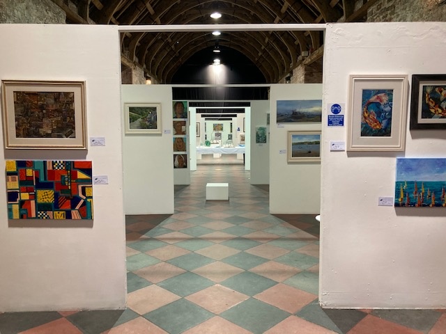 TorreAbbey's tweet photo. The Torbay Guild of Art are back with another fantastic FREE exhibition in the Spanish barn, opening on Saturday. It's features almost 300 works of art by local artists, all of which are available to buy. Open 11am - 4pm daily. Closed Sunday and Monday.  https://t.co/HqIKmvWmxR https://t.co/HQXOa4vvpq
