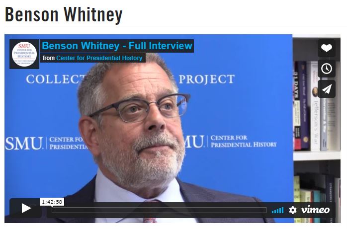 We interviewed two U.S. ambassadors to Norway, whose combined time of service in Norway comprised virtually all of Bush's two terms in office: John Ong (2002-05) and Benson Whitney (2005-09). /8