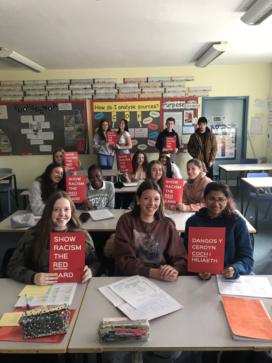 ccs_charity's tweet image. An amazing response today from pupils and staff for Show Racism the Red Card! @srtrc_education @CaerleonComp #ShowRacismTheRedCard