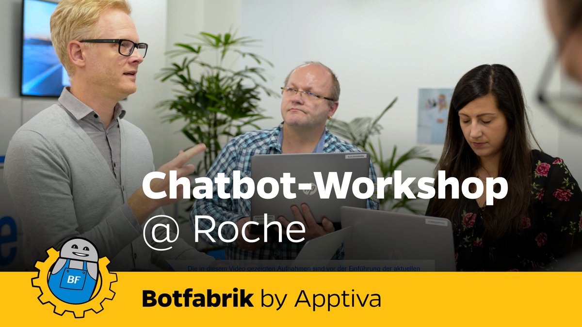 Ein paar Eindrücke zur Entwicklung des Roche Chatbots für Lehrberufe und Bewerbungsmöglichkeiten. 

Wir haben die Technologie und das Know-How geliefert, die Lernenden von Roche die Inhalte. Coole Sache!

youtu.be/g3gF39yijdU