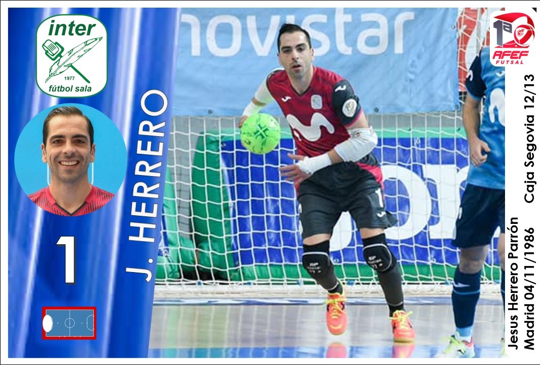 celebracionde99's tweet photo. Continuamos con otro portero pero... ya más que consagrado y que actuaciones como la de la #Jor3 nos tiene acostumbrados 💪 #CromoFutsal para @1jesusherrero que con una gran actuación dejo a cero la portería de @InterMovistar ENHORABUENA🙌🙌 #ILoveFutsal❤ #SomosFutsal https://t.co/qd2OXdqztU