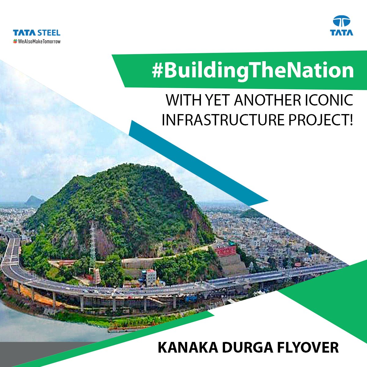 Our commitment to #BuildingTheNation sees yet another landmark project completed. We supplied ~80% of the steel, which included 2,000 mt of LRPC strands & 10,000 mt TMT bars, for the Kanaka Durga flyover in Andhra Pradesh.
https://t.co/xKmFZHk2YO
#TataSteel #WeAlsoMakeTomorrow https://t.co/Yn7xAX5Urr