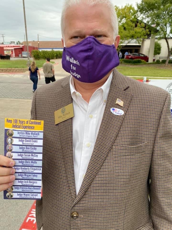 judgewallach's tweet photo. It was a great afternoon at the polls!! #LikeMike2020 https://t.co/xPaA16efBd