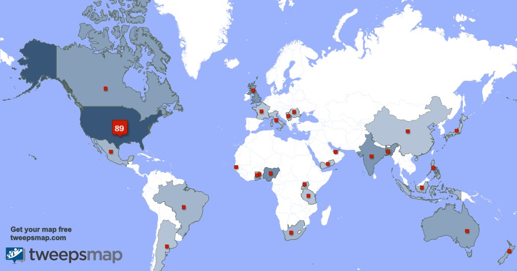 Special thank you to my 3 new followers from USA last week. tweepsmap.com/!BarbaraBabcock