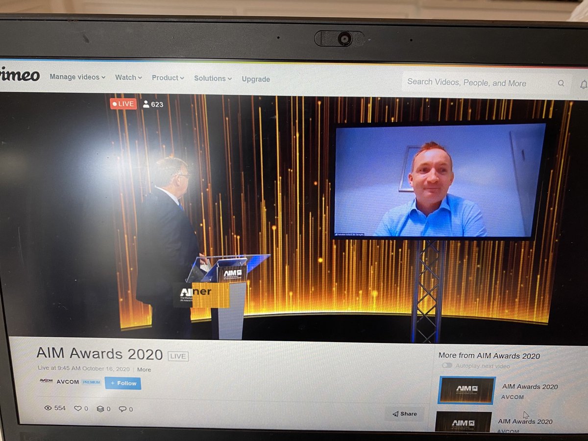 #AIMA20  congratulations Jim Geraghty and all at Heineken Ireland