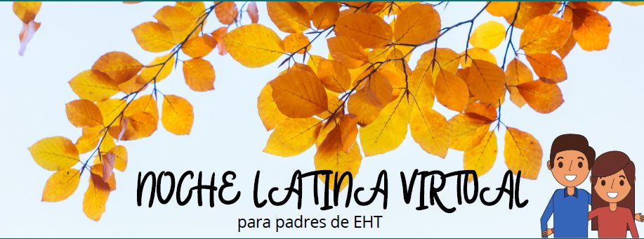 EHTNJWldLangML's tweet photo. Coming 10/29/20 NOCHE LATINA para padres y familias en EHT #EHTPride https://t.co/nehMfuSWBQ