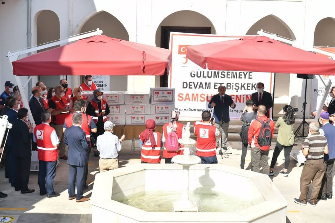 kizilaysamsun's tweet photo. Törene Samsun Vali Yardımcısı Hasan Balcı, Büyükşehir Belediye Başkanı Mustafa Demir, Türk Kızılay Samsun Şube Başkanı Dr. Habib Demirel, Türk Kızılay İlkadım ve Canik Şube Başkanları, Tekkeköy, Asarcık, Havza, Ondokuz Mayıs Temsilcileri ve Orta Karadeniz Kan Merkezi katıldı. https://t.co/LIEF8pG0kX