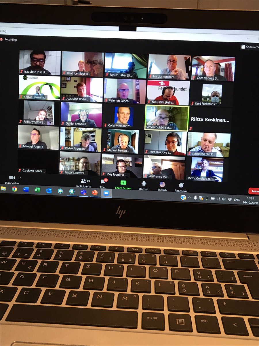 Excellent exchange in a truly global dialogue with unions and employers across the globe.