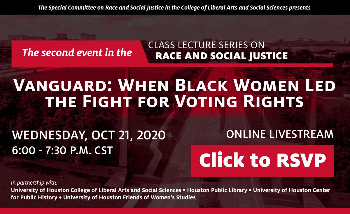 Here is a great event to attend Wednesday, October 21st from 6-7:30 PM. Dr. Martha Jones will tell a story of how women defied racism and sexism in their challenges to disenfranchisement.