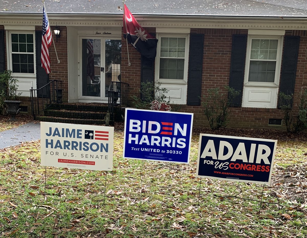 Have you voted? We have and are proud supporters of @JoeBiden, @harrisonjaime & @Adair4Congress. Agree or disagree - but just VOTE! #2020Election #YourVoteMatters