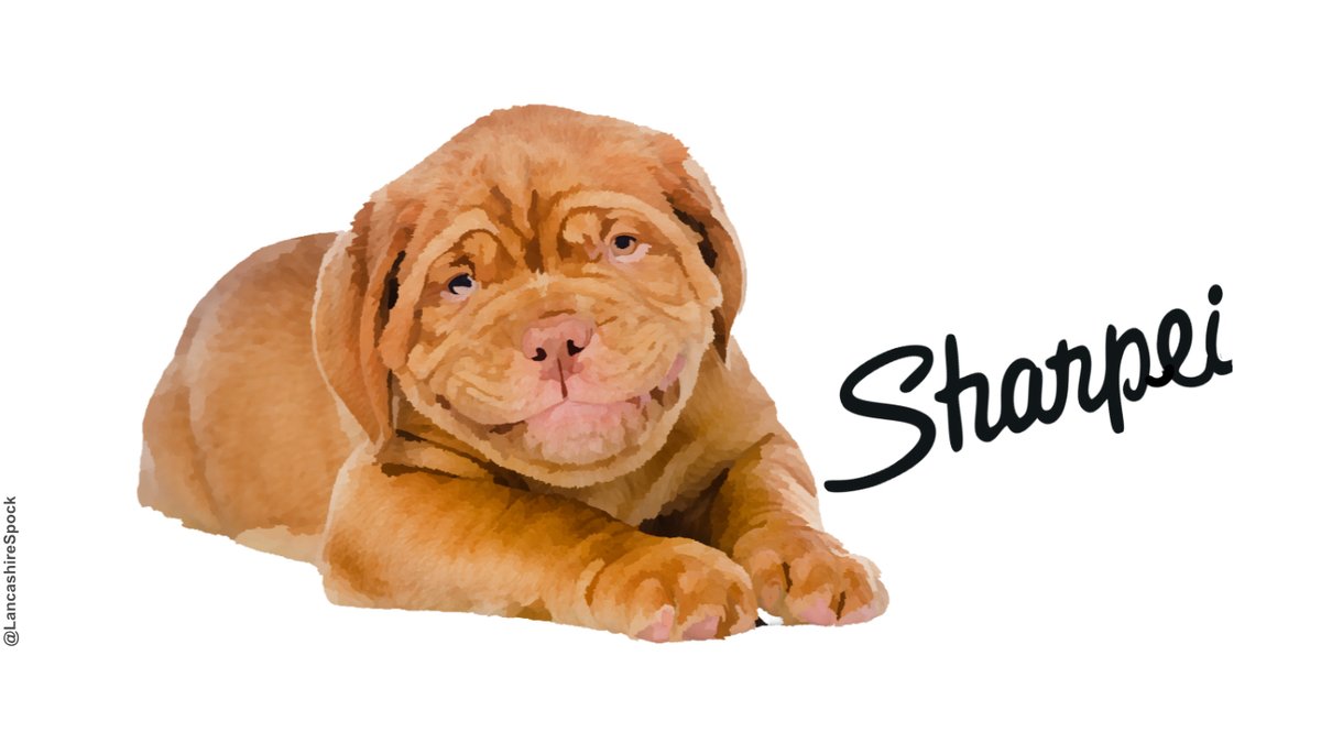 Another ad for today's <a href="/OneMinuteBriefs/">One Minute Briefs ⏱️</a> : #SellMeThisPen <a href="/Sharpie/">Sharpie</a> #copywriting (reworked from an older entry using our old friend #SmilingPup)