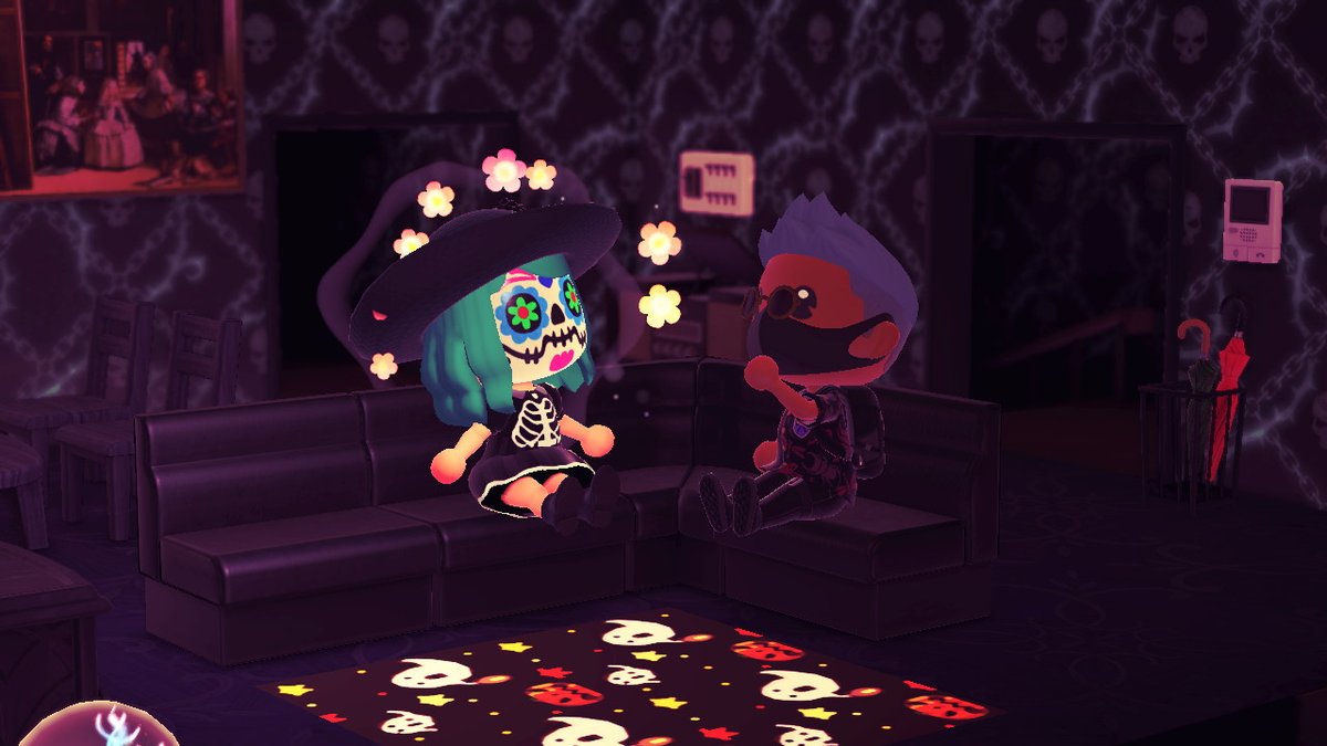shai4699's tweet photo. The Halloween spirit #AnimalCrossing #ACNH #NintendoSwitch https://t.co/7yDqC6CMQb