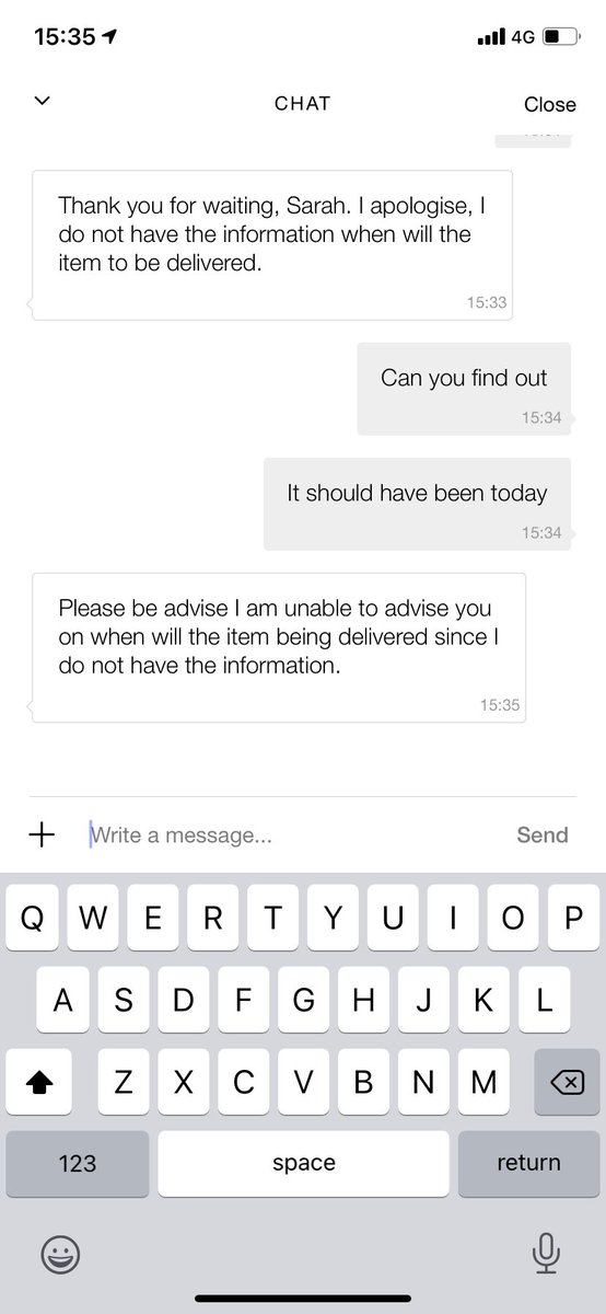 iamblondie's tweet photo. @ZARA @ZARA_Care  possibly the worst customer service ever?? https://t.co/r7OfxXB1c9