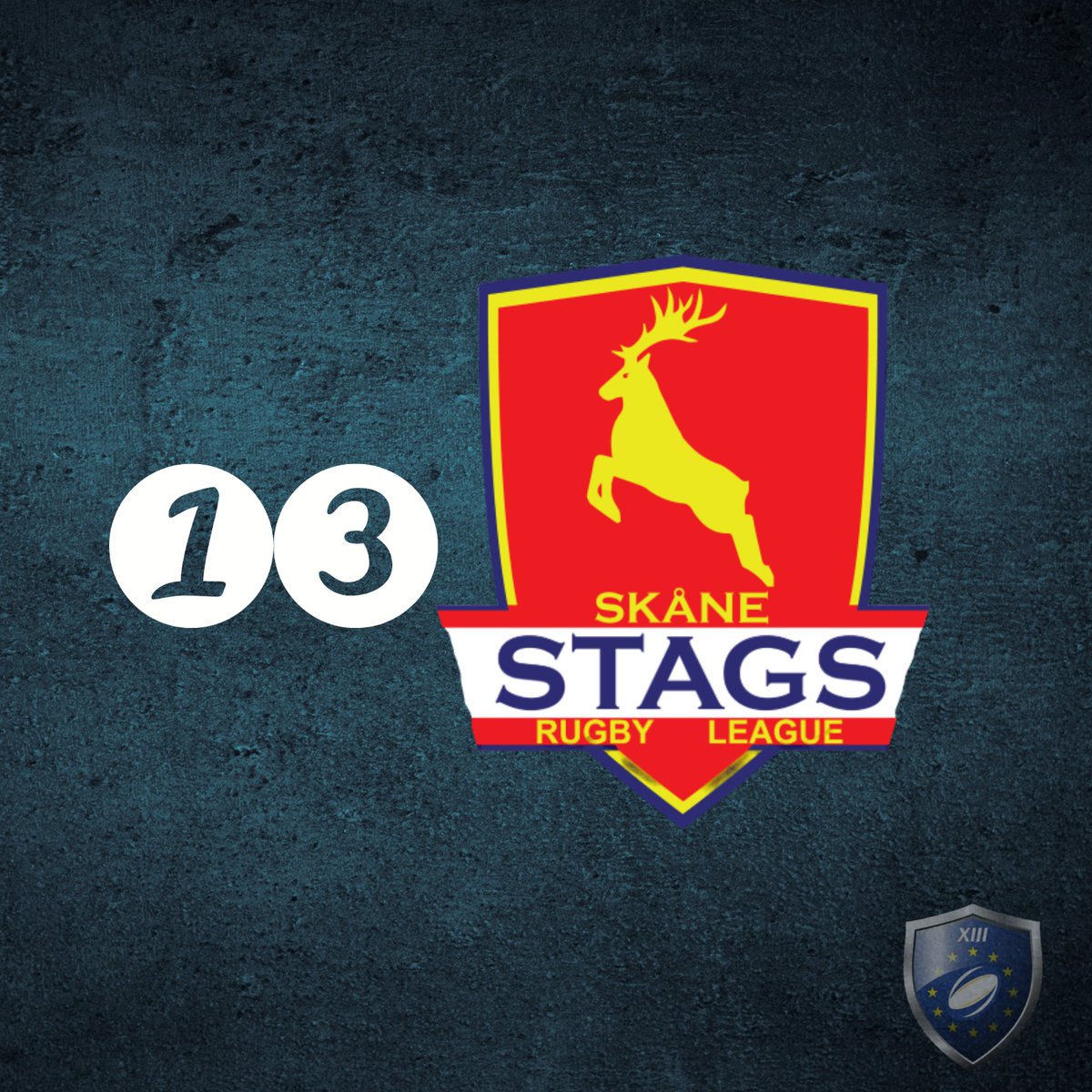 Ball no 13 is next which is <a href="/SkaneCrusaders/">Skåne Crusaders RL</a> or Skane Stags as we know them. <a href="/SwedenRugby/">Sweden Rugby League</a>