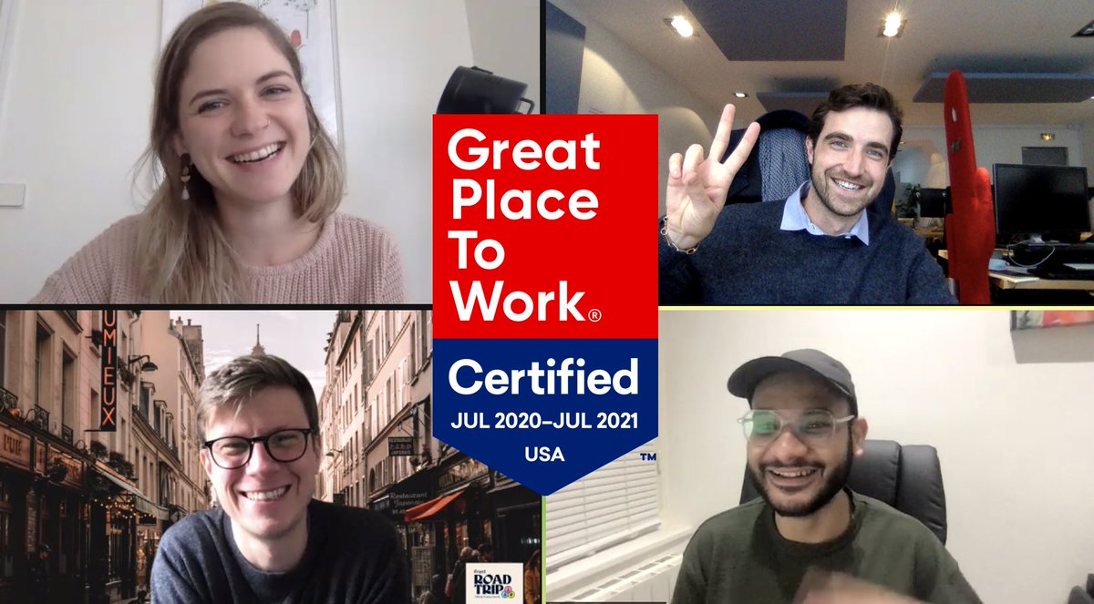 🎉  Whether we're at home or in the office, making our team happy to work at Front each day is always a priority. Front is proud to be a Great Place to Work®! greatplacetowork.com/best-workplace… <a href="/GPTW_US/">Great Place To Work Official</a> <a href="/FortuneMagazine/">FORTUNE</a> #BestWorkplaces #GPTWCertified