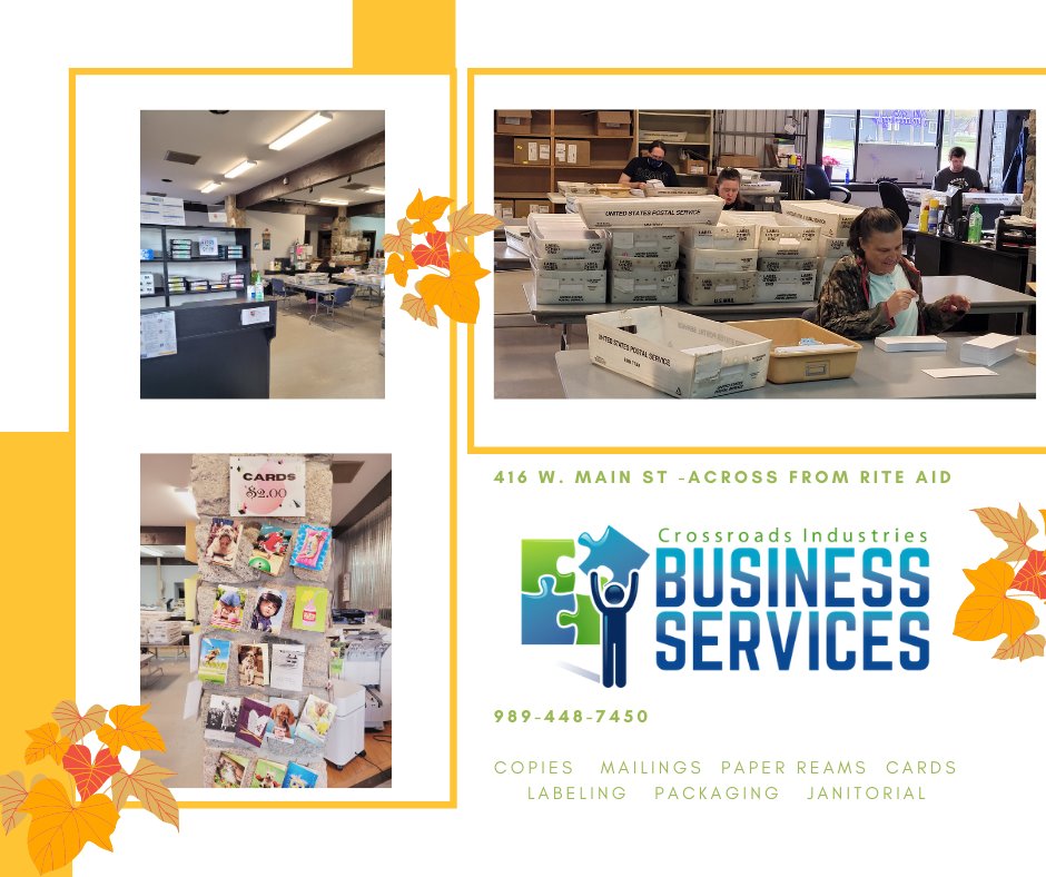 CrossroadsCBS's tweet image. Supporting Businesses, Enhancing Lives
#WeCare  #GreatService