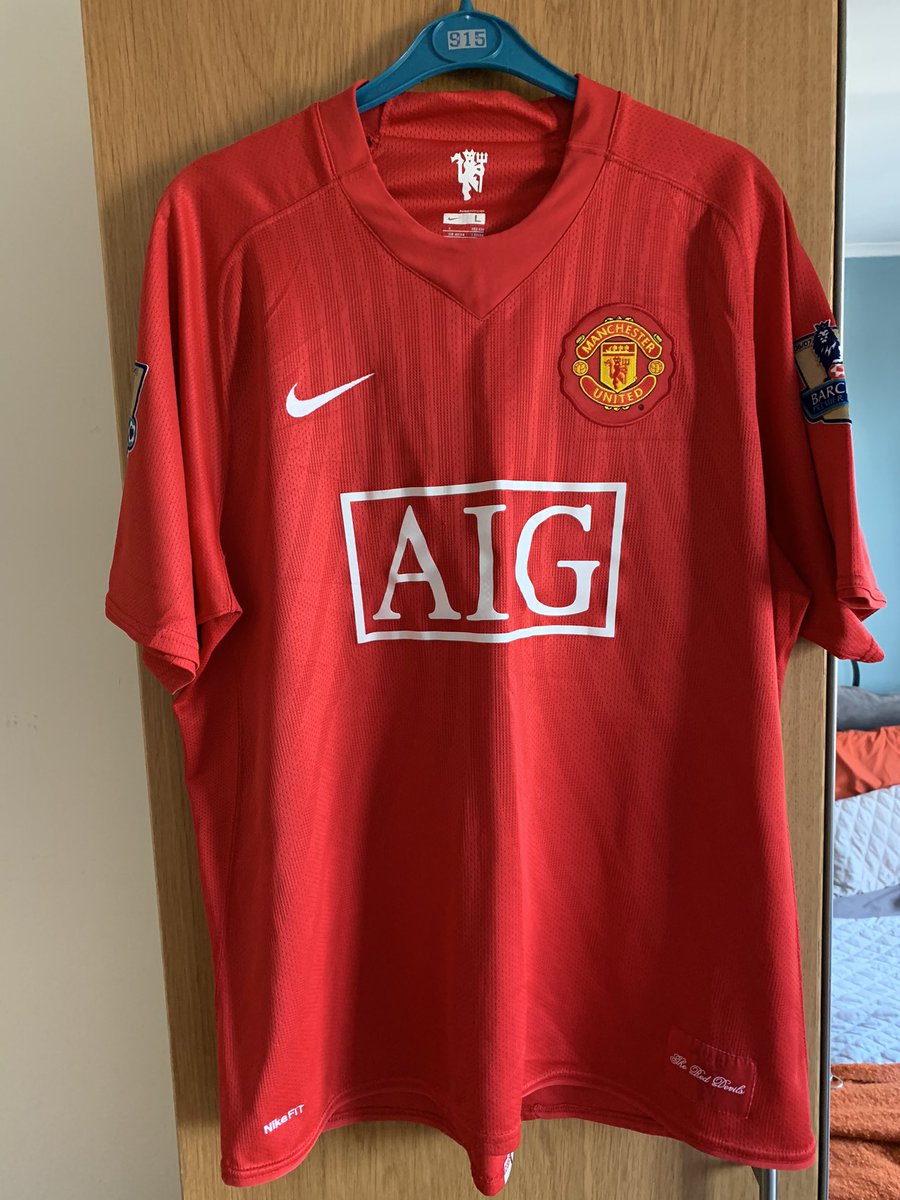 KitFinds's tweet image. Still going with the @ManUtd shirts. This time a 2008/09 home shirt with @Cristiano on the back. 
#kitfinder