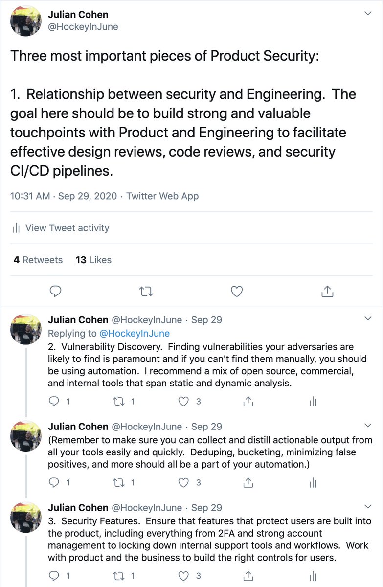 HockeyInJune's tweet photo. A security program in one tweet. https://t.co/TKCkShjyGD