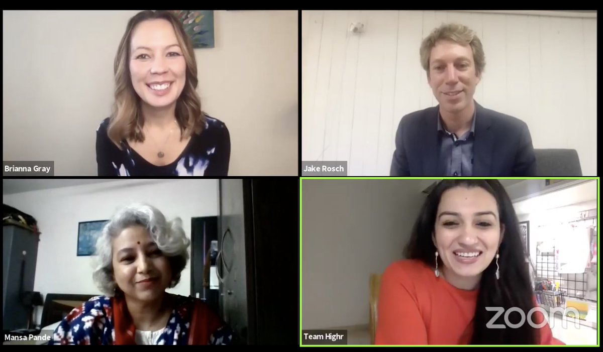 PDthoughts's tweet image. I had a great time talking and learning about #teachercommunication and #studentdialogue with @Highr_TeacherEd, @jake_rosch, Mansa Pande, and an engaging international group of educators today! Thanks for having me, @Highr_TeacherEd